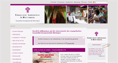 Desktop Screenshot of nuertingen-evangelisch.de